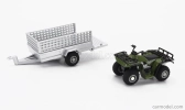 Britains Yamaha Quad 4x4 With Trailer 2009 1:32 Zelené Stříbro