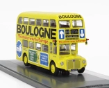 Corgi AEC Type Rm Autobus London Transport Boulogne Route 88 Mitcham Cricketers 1949 1:76 Žlutá