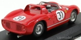 Art-model Ferrari 250p Spider Ch.0812 N 31 2nd 12h Sebring 1963 Mairesse - Vaccarella - Bandini 1:43 Red