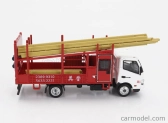 Tiny toys Hino 195 Bamboo Scaffolding Truck 2010 1:64 Bielo-červená