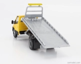 Newray Iveco fiat Daily Roll-off Pianale 2023 With Accessories + New Holland B110c Ruspa Gommata - Scraper Tractor 1:36 Žlutá Černá
