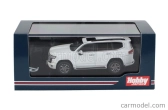 Zapaľovanie-model Toyota Land Cruiser (ja300w) Zx 2023 - Čierno-červený interiér 1:64 White Pearl