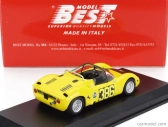 Best-model Fiat Abarth 1000sp Spider N 386 Trieste Opicina 1970 Mauro Baldi 1:43 Žlutá Černá