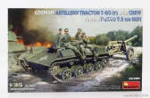 Miniart Tank T-60 Tractor Nemecké vojenské delostrelectvo 1945 1:35 /