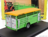 Universal hobbies Joskin Betimax Rds6000 Trailer Livestock Transporter - Carrello Trasporto Animali 1:32 Silver Yellow