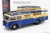 Cmc Fiat 642rn2 Nákladné auto Bartoletti Maserati Car Transporter 1957 1:18 Modrá žltá