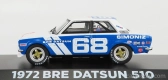 Greenlight Datsun 510 Bre N 68 Racing 1972 P.gregg 1:43 Biela Modrá