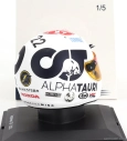 Spark-model Arai helmet F1  Casco Helmet At04 Team Alpha Tauri N 22 Japan Gp 2023 Yuki Tsunoda 1:5 Bílá