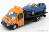 Bburago Mercedes benz Sprinter Soccorso Stradale + Renault Captur 1:43
