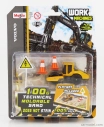 Maisto Volvo cestný valec s príslušenstvom 2010 1:64, žltá