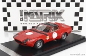 Modely v mierke Matrix Ferrari 365 Gtb/4 Nart N 0 Michelotti 1974 1:43 Červená