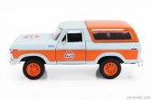 Motor-max Ford usa Bronco Gulf 1978 1:24 Světle Modrá Oranžová
