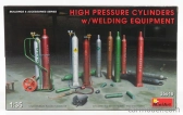 Miniart Accessories High Pressure Cylinders Welding Equipment 1:35 /