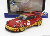 Solido Porsche 911 964 Rwb N 17 Body Kit Maty's Idlers Racing 1994 1:18 Červeno-žltá