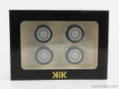 Kk-scale príslušenstvo 4x sada kolies a diskov 16' pre Bmw 3-series Alpina B6 3.5 (e30) 1988 1:18 Black