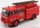 Edicola Berliet Fpt Gak 20h Cisternové vozidlo so skalou - Hasičské vozidlo - Vigili Del Fuoco 1:43 Červená