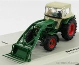 Universal hobbies Deutz-fahr D6005 4wd Traktor uzavretý s čelným nakladačom 1965 1:32 Zelená béžová
