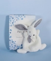 Doudou Darčeková krabička modrá - mini králik 17 cm