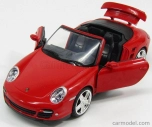 Motor-max Porsche 911 997 Turbo Cabriolet 2007 1:24 Red