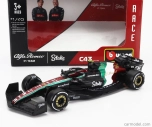 Bburago Alfa romeo F1 C43 Team Stake N 24 Monza Italy Gp 2023 Guanyu Zhou 1:43 čierna červená biela zelená