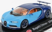 Edicola Bugatti Chiron Le Patron 2016 - Con Vetrina - S vitrínou 1:43 2 Tones Blue