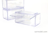 Vetrina display box Vetrina display box Set 5x 1/64 Combinable Storage Box - Lungh.length Cm 9.5 X Largh.width Cm 4.2 X Alt.height Cm 4.2 (altezza Interna Interior Height Cm 3.8) 1:64 Plastic Display