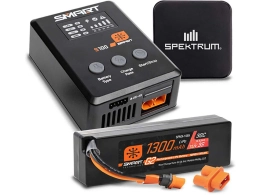 Spektrum Smart Powerstage G2 Car 3S 1300mAh IC2, nabíjačka S100, 65W napájanie