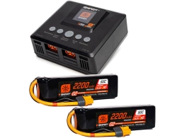 Spektrum Smart Powerstage G2 Air 4S 2200mAh IC3 2x, nabíjačka S250